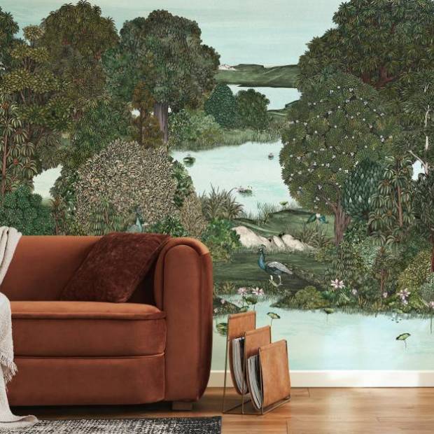 Papier peint Panoramique sur mesure Belvédère Intissé