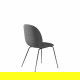 Chaise Beetle Dining Fully Upholstered Chrome Base