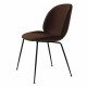 Chaise Beetle Dining Fully Upholstered Black Base