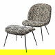 Chaise Beetle Lounge Black Base