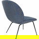Chaise Beetle Lounge Black Base